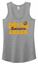 Picture of SDK Cheer - Ladies - Perfect Tri Racerback Tank w/ Partial Glitter Logo by District DM138L - Grey Frost or White