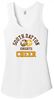 Picture of SDK Cheer - Ladies - Perfect Tri Racerback Tank w/ Partial Glitter Logo by District DM138L - Grey Frost or White