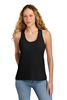 Picture of Alter Lancerettes - Ladies - Softstyle Racerback Tank w/ Glitter Logo by Gildan 64220LCVC - Pitch Black