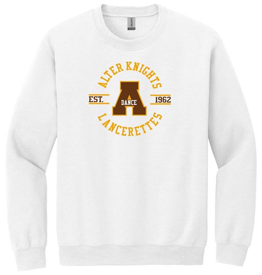 Picture of Alter Lancerettes - Unisex -  Heavy Blend Team Crewneck by Gildan 18000 - White