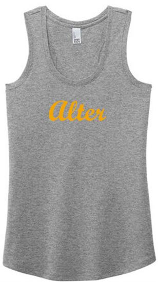 Picture of Alter Lancerettes - Ladies - Women's Perfect Tri-Racerback Tank by District DM138L - Grey Frost or White