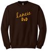 Picture of Alter Lancerettes - Unisex - Lanice Mom/Dad Crewneck by Gildan 18000 - Brown