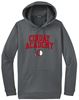 Picture of Clearance!! Cinday  - Unisex - Warm Up  Wick Fleece Pullover Hoodie by Sport Tek F244 - 1 Left!  - Smoke Grey