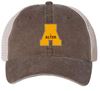 Picture of Alter Dance - Sportsman Pigment-dyed Trucker Cap- SP510 - Brown/ Stone
