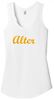 Picture of Alter Boys Soccer Ladies - Women's Perfect Tri-Racerback Tank by District DM138L - Grey Frost or White - Screened or Glitter