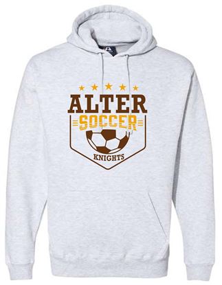 Picture of Alter Boys Soccer  Team Hoodie - Premium Hooded Sweatshirt by J. America 8824 - Ash or Oxford