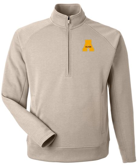 Picture of Alter Boys Soccer - Unisex - Apex Fleece 1/4 Zip Sweatshirt w/ Logo Choice by J. America 8751 - Mojave