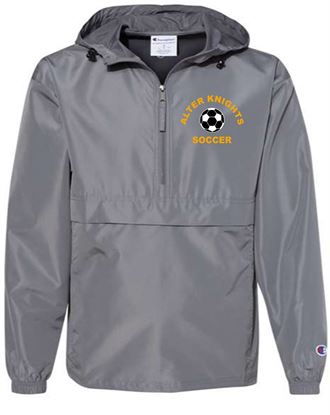 Picture of Alter Boys Soccer - Unisex - Light Weight Packable Rain Jacket by Champion - CO200 - Gold, Graphite, or White