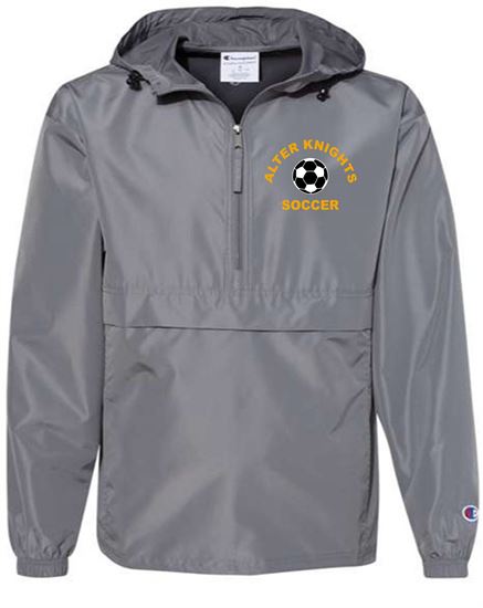 Picture of Alter Boys Soccer - Unisex - Packable Rain Jacket by Champion - CO200 - Gold, Graphite, or White