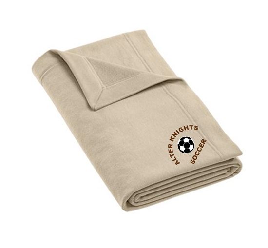 Picture of The NEW Brown!! Alter Boys Soccer Fleece Stadium Blanket by Gildan - 18900 - Sand
