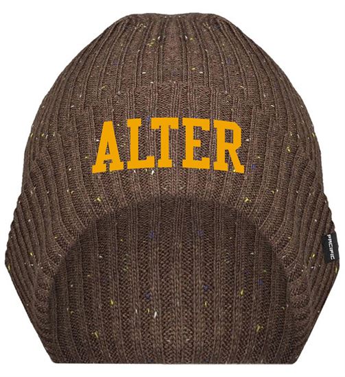 Picture of Alter Boys Soccer- Tweed Beanie by Pacific P600K -  Expresso Or Khakio