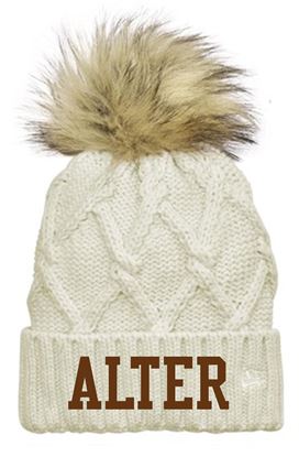 Picture of Alter Boys Soccer- Faux Fur Pom Beanie by New Era NE911 - Ivory