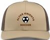 Picture of Alter Boys Soccer- Trucker Snapback Cap by Pacific Headwear 104c -  Brown/Tan