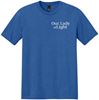 Picture of Our Lady Of Light - Youth/Unisex - Pray For Us - DryBlend 50/50 Poly Blend Tee by Gildan 8000(b)  - Royal