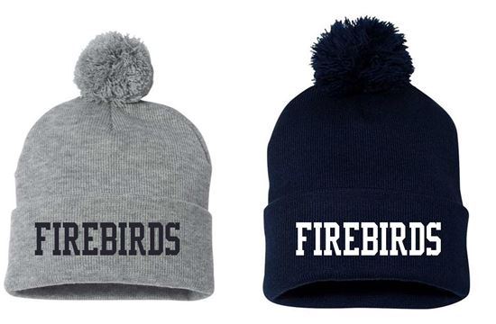 Picture of Kettering Beavertown - Pom-Pom Knit Beanie by Sportsman SP15 - Light Heather Grey or Navy