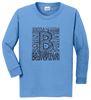 Picture of Kettering Beavertown - Youth - Long Sleeve Tee by Gildan 5400B - Carolina Blue, Sports Grey, or White