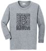 Picture of Kettering Beavertown - Youth - Long Sleeve Tee by Gildan 5400B - Carolina Blue, Sports Grey, or White