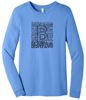 Picture of Kettering Beavertown - Adult/Unisex - Long Sleeve Tee by Bella + Canvas BC3501(CVC) - Athletic Heather, Carolina Blue, or Dark Lavender
