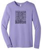 Picture of Kettering Beavertown - Adult/Unisex - Long Sleeve Tee by Bella + Canvas BC3501(CVC) - Athletic Heather, Carolina Blue, or Dark Lavender