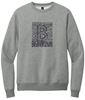 Picture of Kettering Beavertown - Adult/Unisex - Perfect Weight Fleece Crewneck by District DT1106 - Heathered Steel or White Onyx
