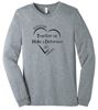 Picture of Kettering Beavertown - Adult/Unisex - Long Sleeve Tee w/ Heart Logo by Bella + Canvas BC3501(CVC) - Athletic Heather, Heather Columbia Blue, or Solid White Blend