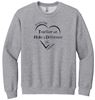 Picture of Kettering Beavertown - Youth & Adult/Unisex - Crewneck Sweatshirt w/ Heart Logo by Gildan 18000(b)- Columbia Blue or Sports Grey