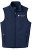Picture of New! St. John Paul II - Adult/Unisex - Core Soft Shell Vest by Port Authroity J325 - Battleship Grey or Dress Blue Navy