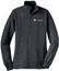 Picture of New! St. John Paul II - Ladies - 1/4 Zip Sweatshirt by Sports Tek LST253 - Charcoal Heather or True Navy