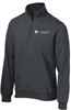 Picture of New! St. John Paul II - Adult/Unisex - 1/4 Zip Sweatshirt by Sport Tek ST253 - Charcoal Grey or True Navy