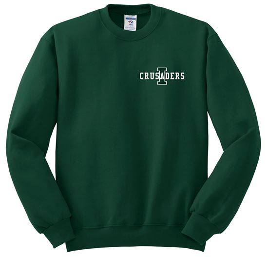 Picture of Incarnation - Youth & Adult/Unisex - Gym Crewneck by Jerzees 562B/M - Forest Green