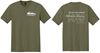 Picture of St. John Paul II  - Adult/Unisex - Prefect Tri Short Sleeve Tee - ADVENTURE- Left Chest -  by District DM130 - Deepest Grey,  Heathered Teal, or Military Green Frost