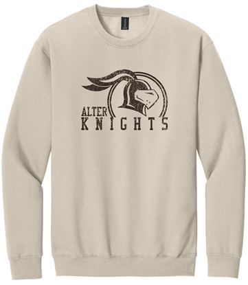 Picture of Alter High School - Adult/Unisex - Softstyle Crewneck w/ LOGO CHOICE Logo by Gildan SF000 - Sand