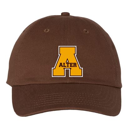 Picture of Alter - Unisex - Bio-Washed Cap bu Valucap VC300A - Brown - 1 Left