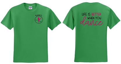 Picture of Youth & Adult/Unisex - Short Sleeve Tee + Hooded Sweatshirt in Kelly Green - 29M(B) + 996M(Y)