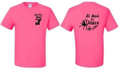 Picture of Youth & Adult/Unisex - Short Sleeve Tee + Hooded Sweatshirt in Neon Pink - 29M(B) + 996M(Y)