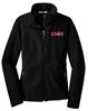 Picture of NEW! Chix - Ladies - Full Zip Fleece Jacket by Port Authority L217 - Black, Pink Blossom or White