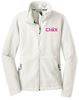 Picture of NEW! Chix - Ladies - Full Zip Fleece Jacket by Port Authority L217 - Black, Pink Blossom or White
