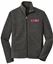 Picture of NEW! Chix -  Heather Microfleece - Adult - Full-Zip Jacket by Port Authority F235 - Black Charcoal Heather or Grey Heather