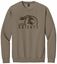Picture of Alter High School - Adult/Unisex - Softstyle Crewneck w/ All Brown Distressed Logo by Gildan SF000 - Brown Savana, Sand, or White