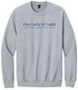 Picture of Our lady of Light - Youth -Adult/Unisex  -  Softstyle Crewneck Letterhead Logo by Gildan SF000 - Royal or Sports Grey