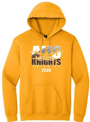 Picture of Alter Swim - Youth/Adult-Unisex - Hoodie by Gildan 18500(b)  - Gold
