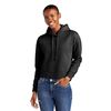 Picture of Chix - Ladies Medium - Cropped Hoodie by District DT6101 - Black