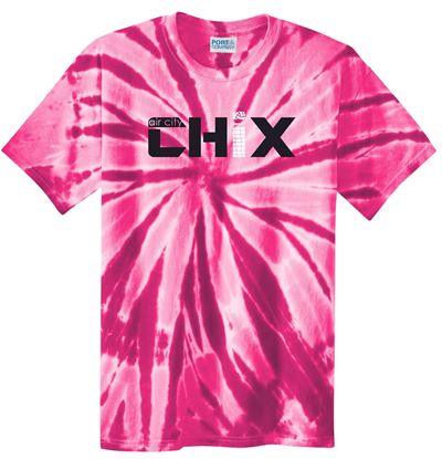 Picture of Chix - Adult Large - Tie-Dye Tee by Port & Company PC147 - Pink
