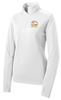 Picture of Clearance! - Alter Basketball - Ladies - Sport-Wick Textured 1/4-Zip Pullover by Sport-Tek LST860 - White (2 Left)