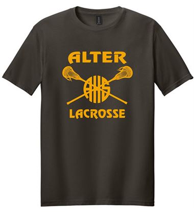 Picture of Alter Girls Lacrosse - Adult/Unisex - Softstyle Short Sleeve Tee by Gildan 64000 - Brown, Sand, or White