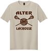 Picture of Alter Girls Lacrosse - Adult/Unisex - Softstyle Short Sleeve Tee by Gildan 64000 - Brown, Sand, or White