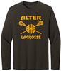 Picture of Alter Girls Lacrosse - Adult/Unisex - Softstyle Long Sleeve Tee by Gildan 64400 - Brown or White