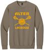 Picture of Alter Girls Lacrosse - Adult/Unisex - Softstyle Crewneck Sweatshirt by Gildan SF000 -  Brown, Sand, or White