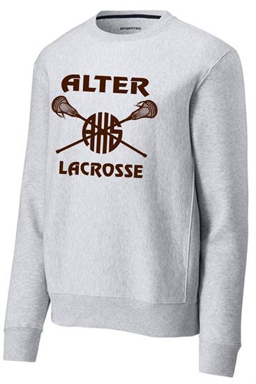 Picture of Alter Girls Lacrosse - Adult/Unisex - Super Heavyweight Crewneck Sweatshirt by Sport-Tek F280 - Athletic Heather