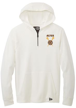 Picture of Alter Girls Lacrosse  - Adult/Unisex - New Era STS 1/4-Zip Hoodie NEA541 - Graphite or Fan White